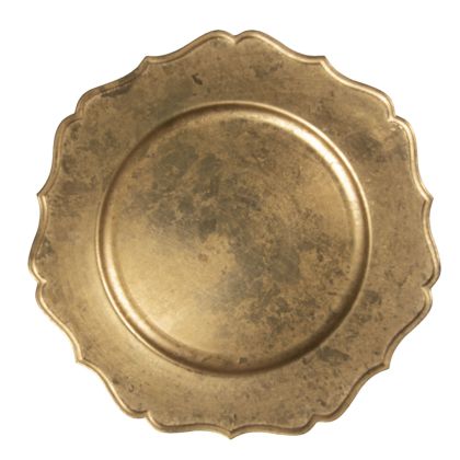 Подложна чиния Antiqye gold D33cm.