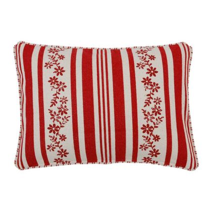 Backrest cushion  TAPISSIER NAT+RED 70X50cm.