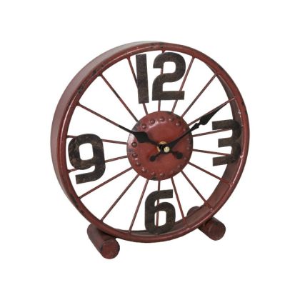 Clock  Poser rouge  D25x5cm.