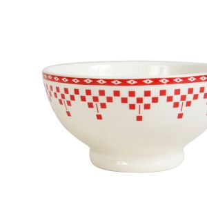 Small  bowl DAMIER ROUGE  130ml.
