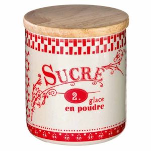 Box of 3 spices jars Leontine RED
