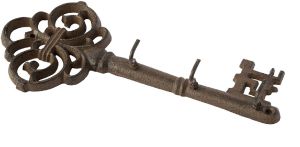 Coat rack 3 hooks  Antique Key
