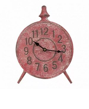 Clock Cadran red