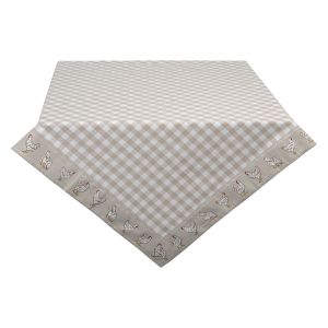Square tablecloth CHICKEN BEIGE   100x100cm.