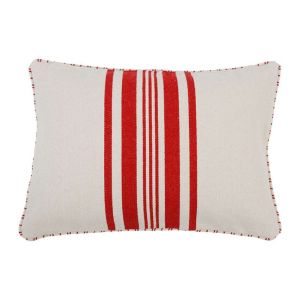 Backrest cushion  TAPISSIER NAT+RED 70X50cm.