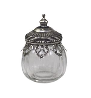 Jar with lid  Antique