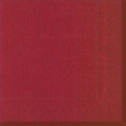Салфетки LINEN red 33x33cm. 20 броя.
