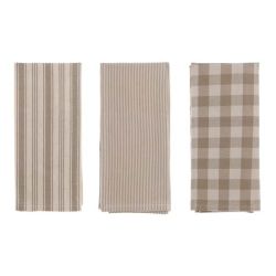 Сет от 3 кърпи Assortiti beige 50x70cm.