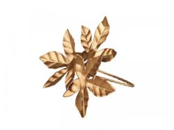 Пръстен за салфетки Leaves gold 5х8х7.5cm.