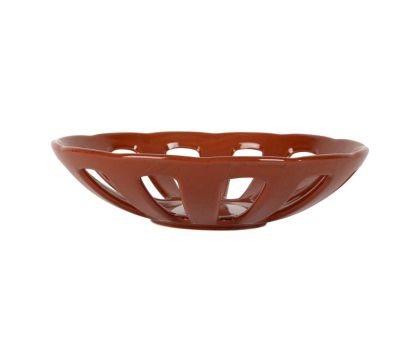 Фруктиера ORGANIC D28xH7cm. TERRACOTTA.