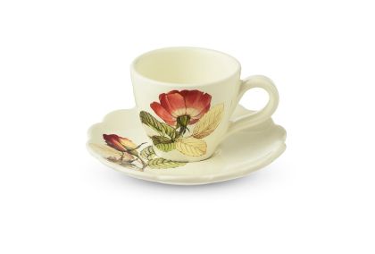 Чаша с чинийка 50ml. - 9x6.5x5.5cm. Regale.