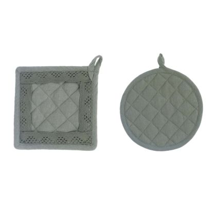 Сет 2 ръкохватки  NUOVO INFINITY D20cm. / 16x16cm. Verde.