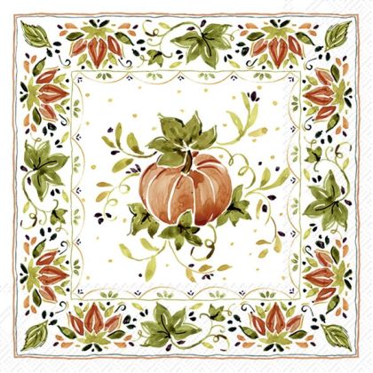 Салфетки PUMPKINS WITH ORNAMENTS 33x33cm. 20броя.