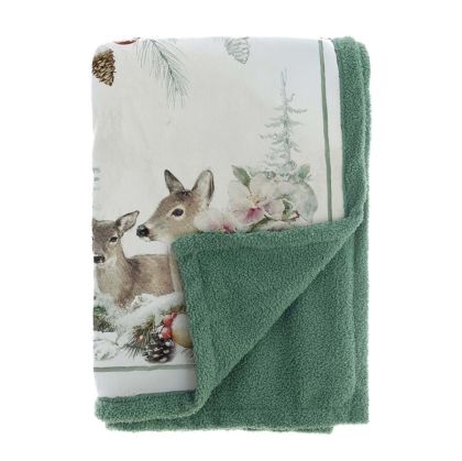 Одеяло  GIARDINO D INVERNO 150x200cm. SHERPA 420GSM.