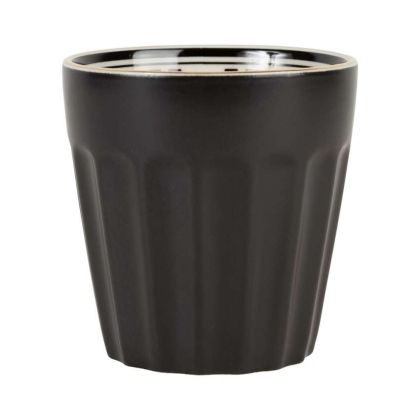 Чаша за кафе BISTROT DE MADEL BLACK 200МL-D8H8cm.