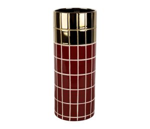 Ваза KAROZ BORDEAUX D11.5xH30cm.