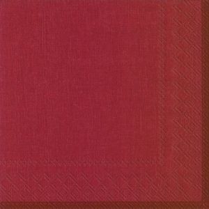 Салфетки LINEN red 33x33cm. 20 броя.