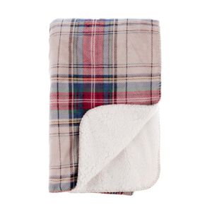 Одеяло TARTAN IN BIANCO 160x200cm.