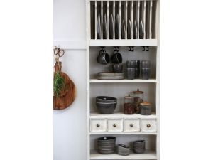 Шкаф Antique рафт за чинии и 4 чекмеджета