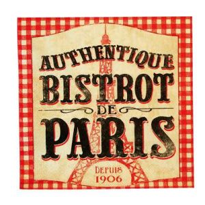 Салфетки "Bistrot de Paris" 20 броя 33х33cm.