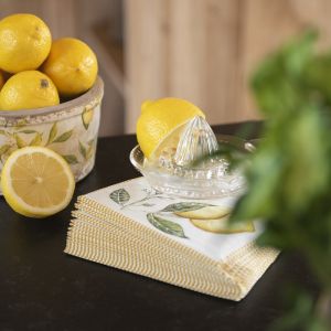 Салфетки Lemons yellow 33x33cm.20броя