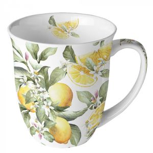 Чаша Mug 0.400ml.-D10 xH10,5cm Limoni.